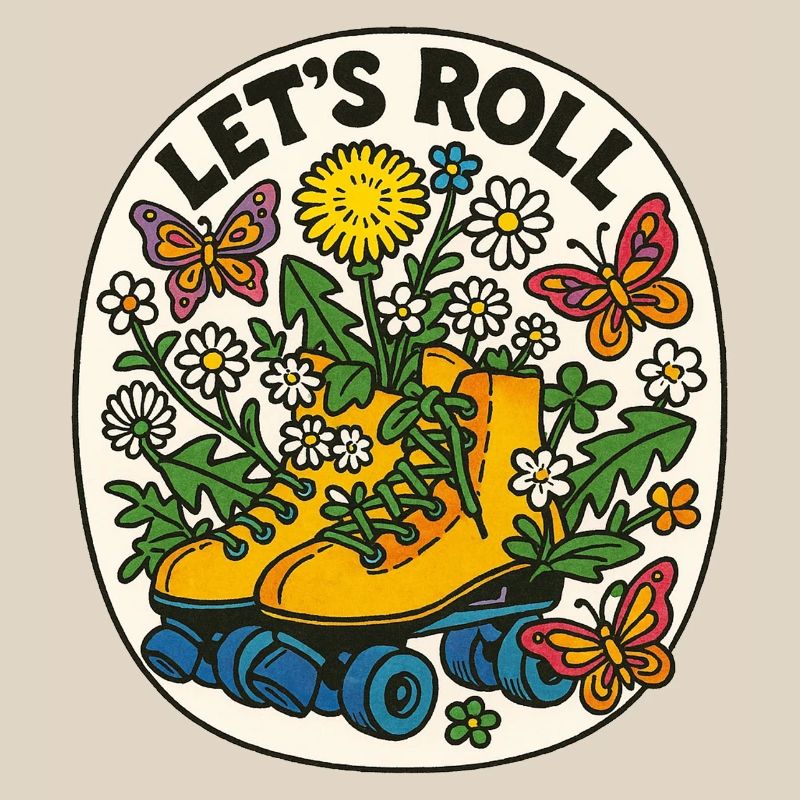 Let's Roll Floral Roller