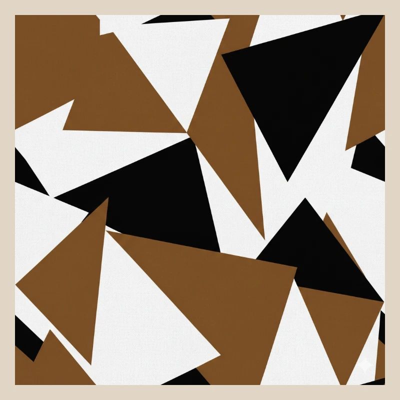 Brown Black Triangles Geometry