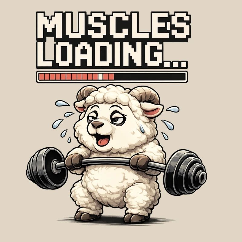 Muscle-loading lamb during strength training