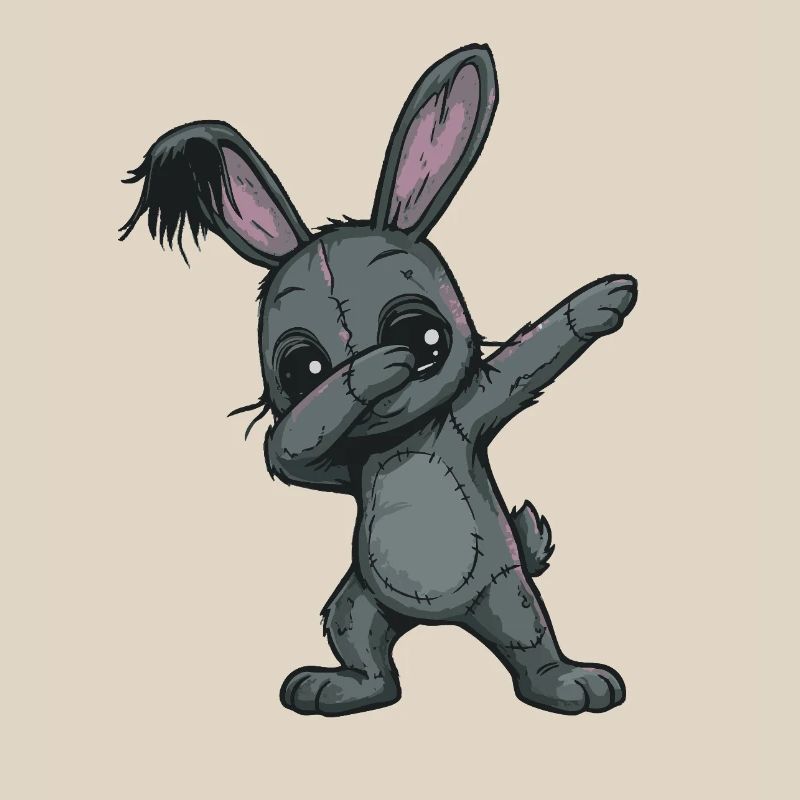 Patchwork Bunny Doodle