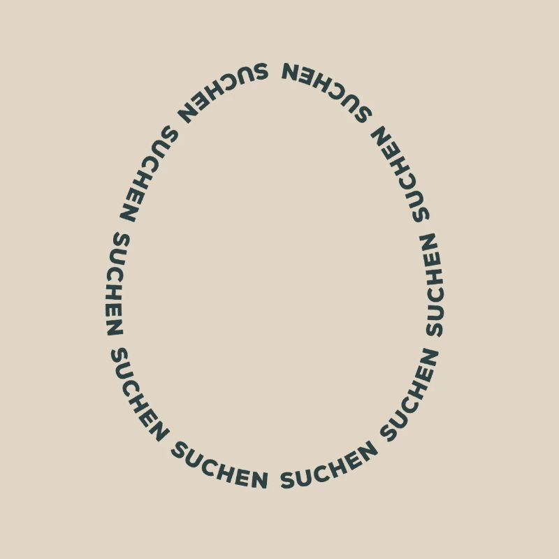 Happy Easter - Easter Egg Search - Typography