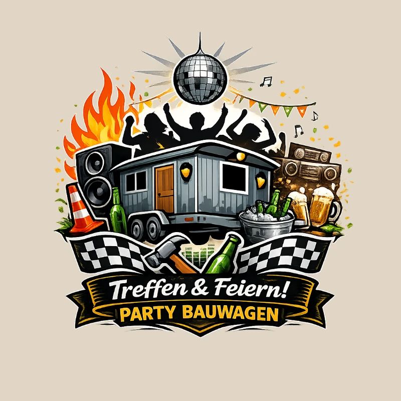 Construction Trailer Party: Fire, Music & Celebration