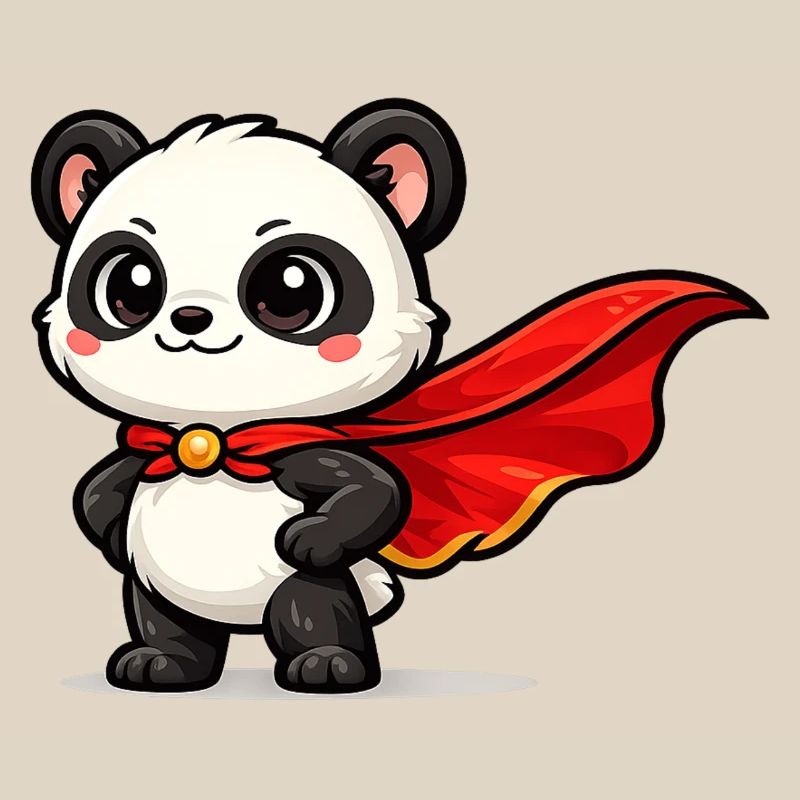 held Panda – Little Super Panda