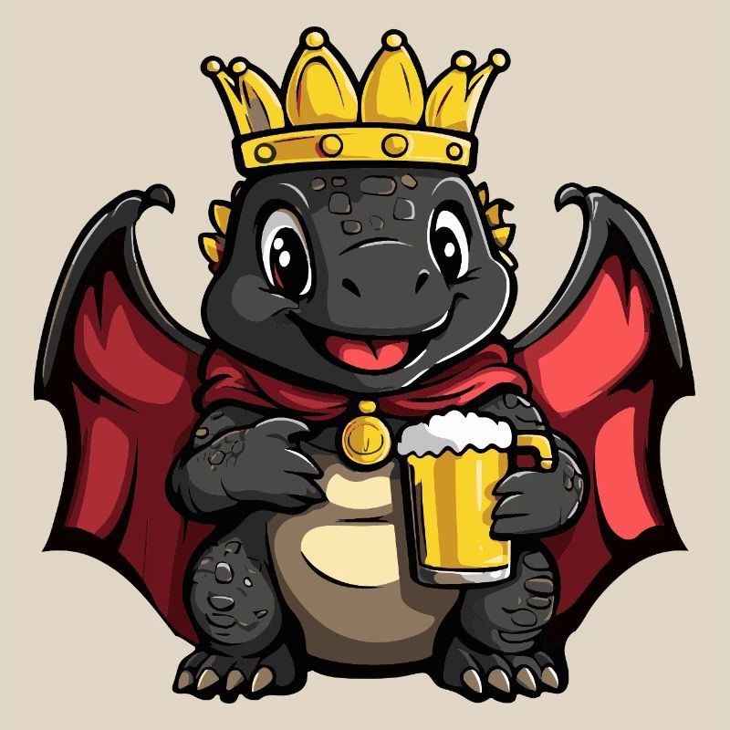 Dinosaur Stegosaurus Beer King