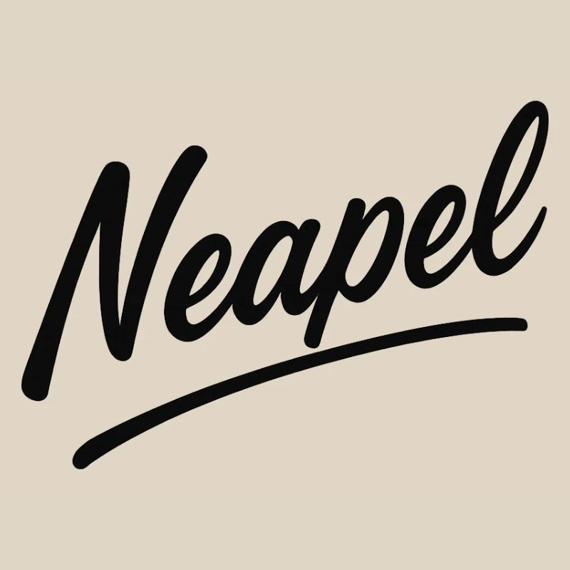 Naples Script Lettering