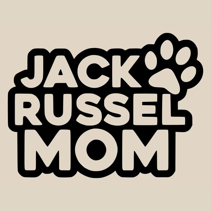 Jack Russel Mom - Couleur de design variable