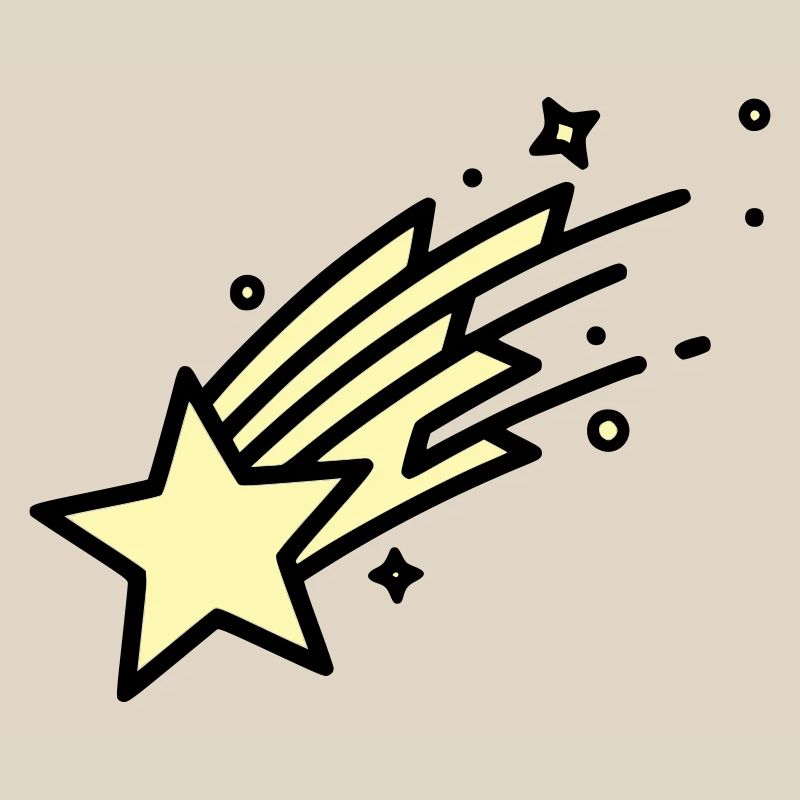 Shooting Star Comet Comic