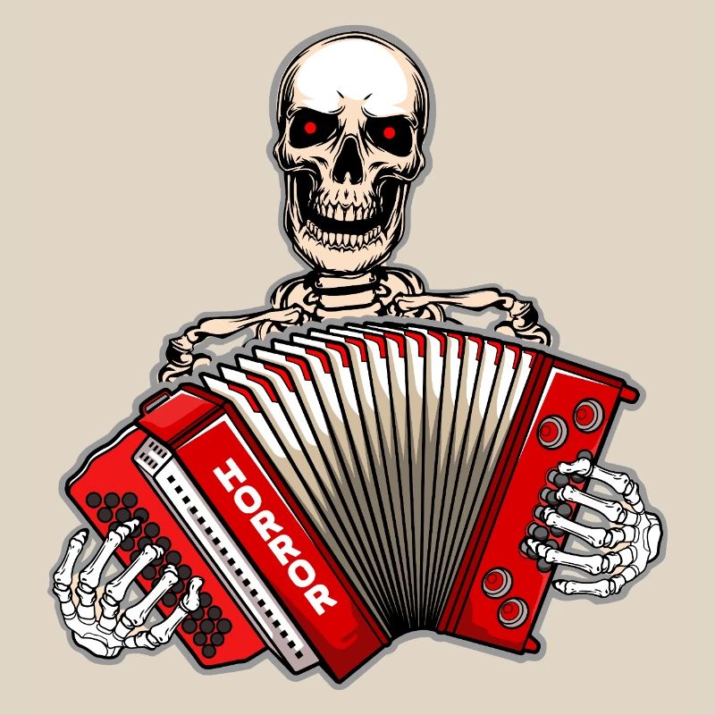 Styrian Harmonica Skeleton