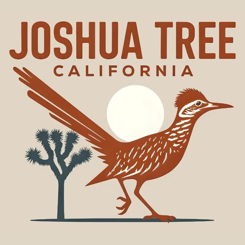 Joshua Tree Roadrunner Sunset