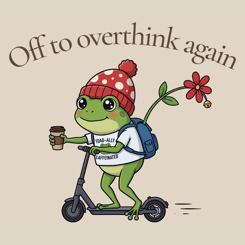 Toad-ally caffeinated Frosch