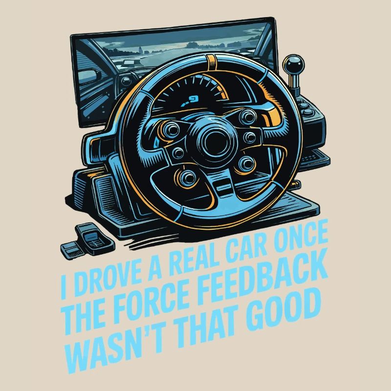 Ich bin einmal ein echtes Auto gefahren, das Force