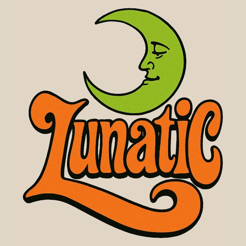 Lunatic Moon Retro Typography