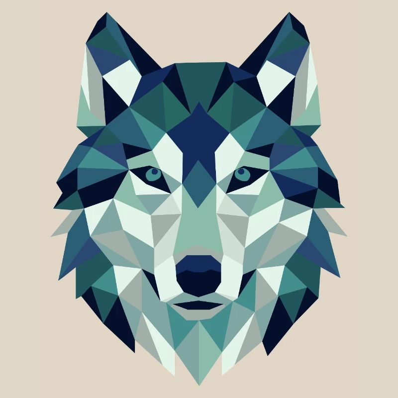 Wolf Head Polygon Geometry