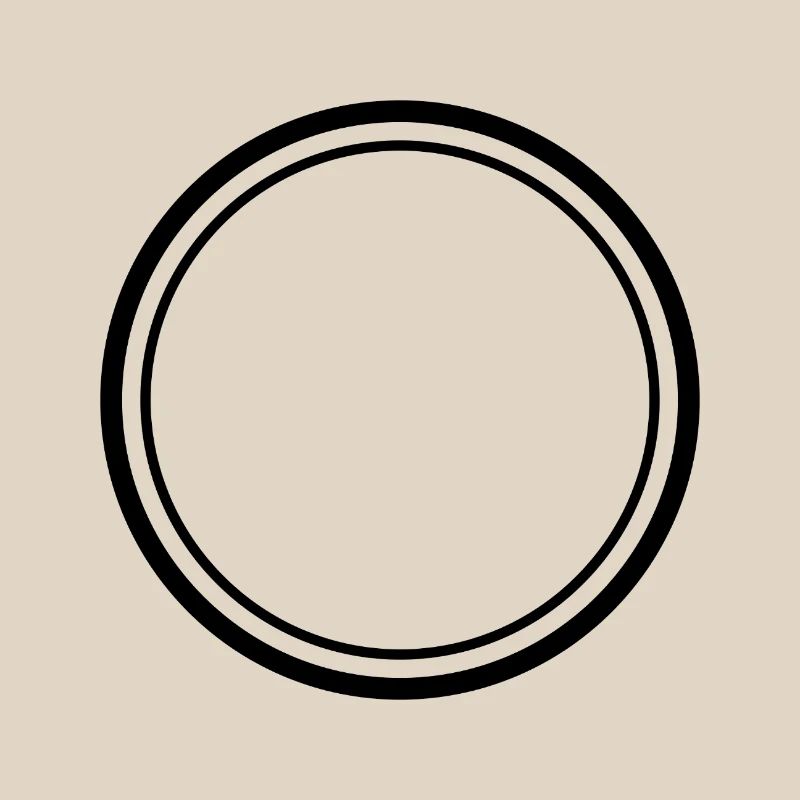 Double Circle Frame
