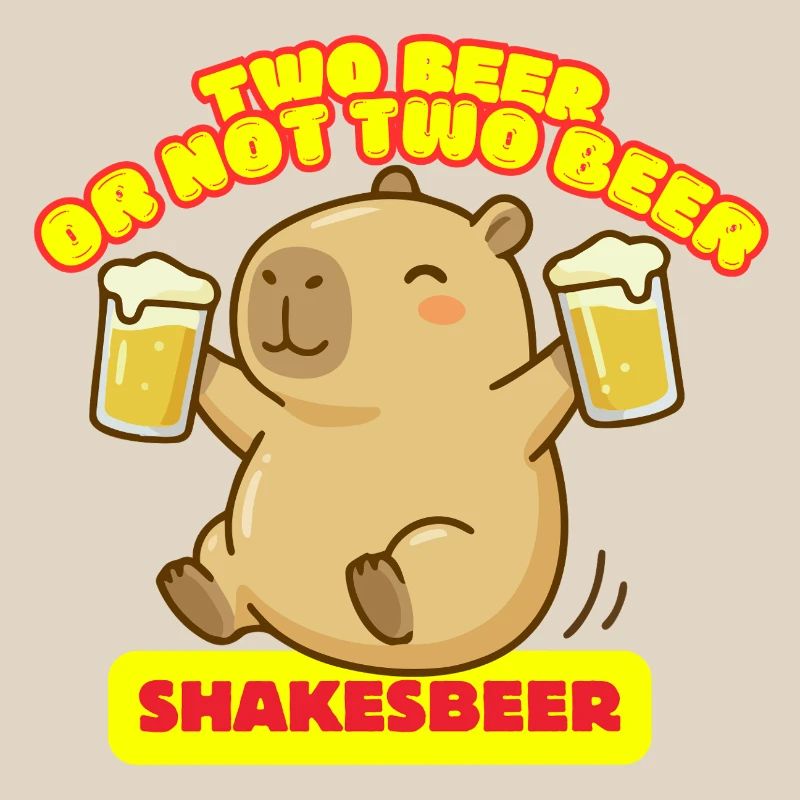 Zwei Bier oder nicht zwei Bier – Shakesbeer – Capybara