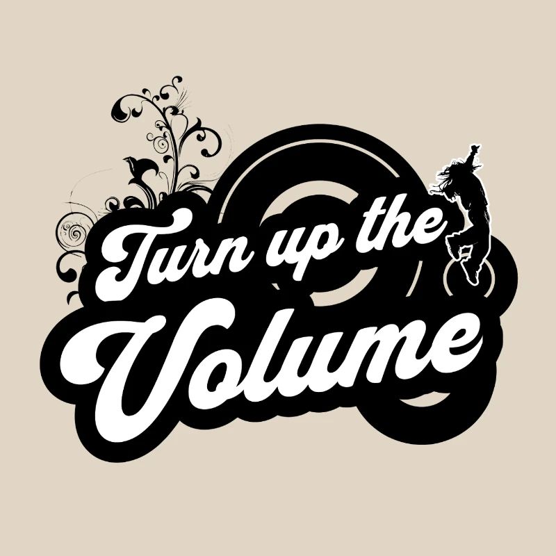 Monter le Volume — Script rétro noir