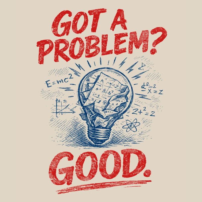 Problem? That's good | Math Teacher Math Humor