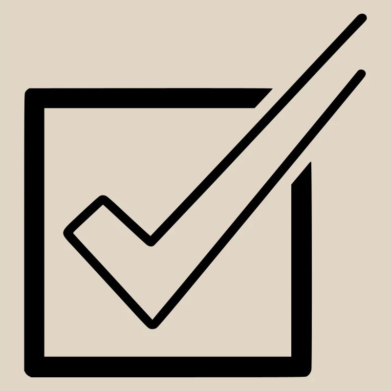Checklist Tick Box Done