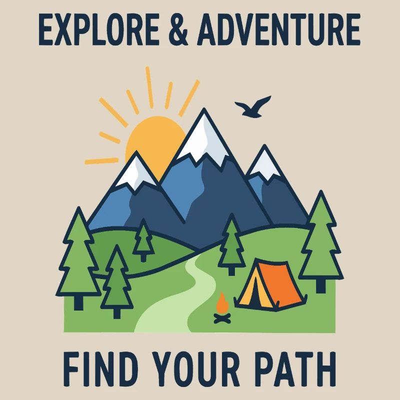 Explore Adventure Find Your Path Camping