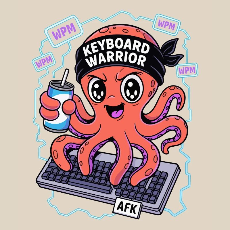 Keyboard Warrior Squid
