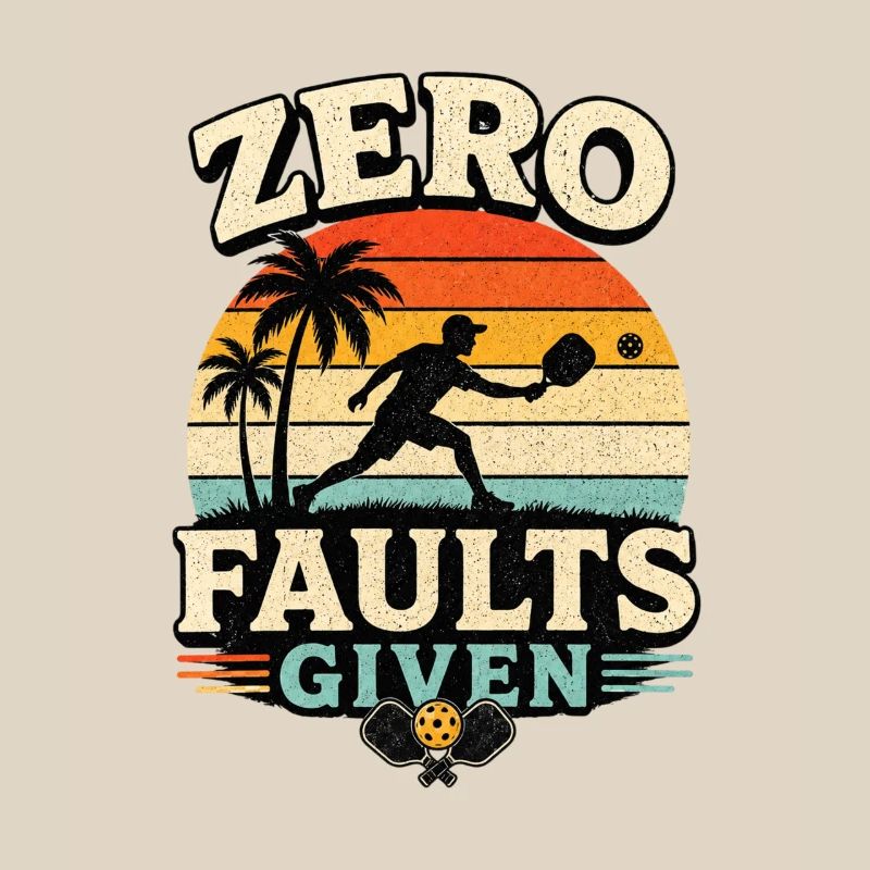 Zero Faults Given Retro Pickleball Design
