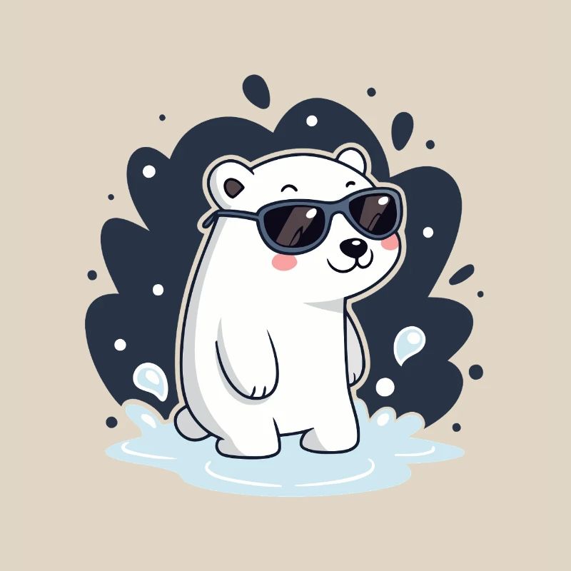 Polar Bear splash Goggles
