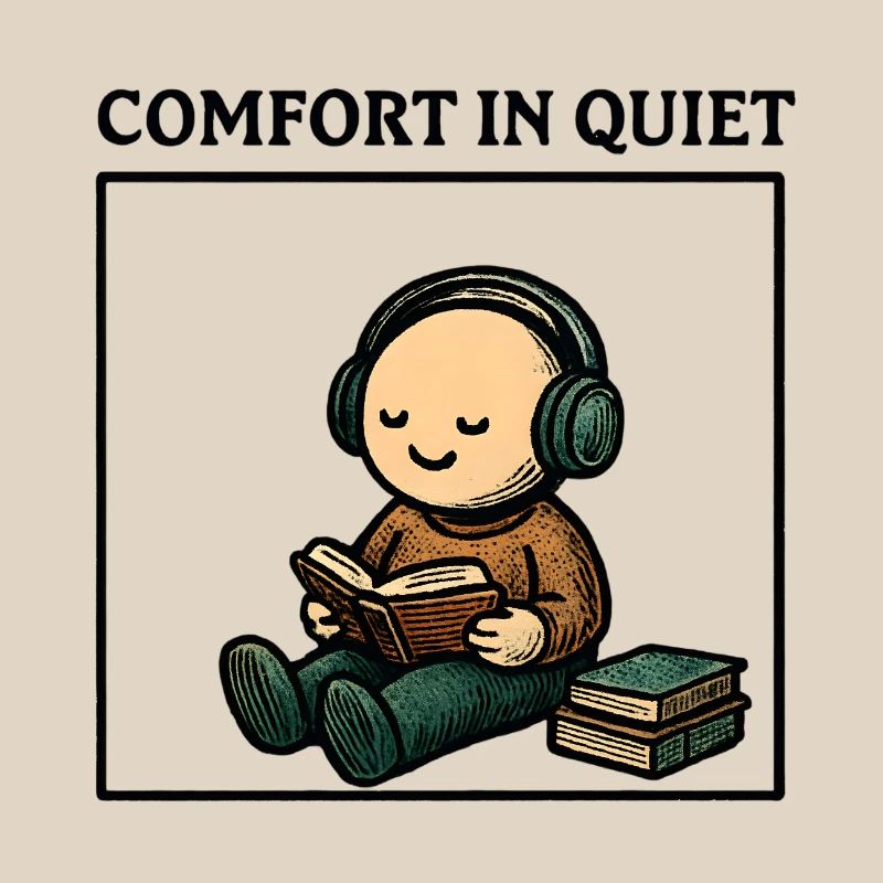 Silence while reading with headphones