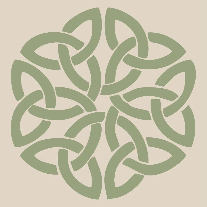 Circular Celtic Knot Interlace