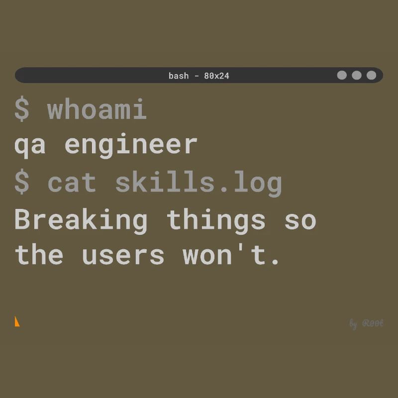 QA Engineer Terminal Design - IT Gift