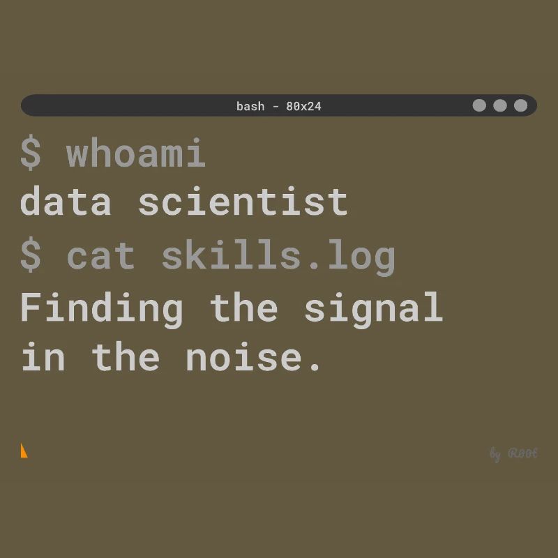 Data Scientist - Chemise de conception de terminaux