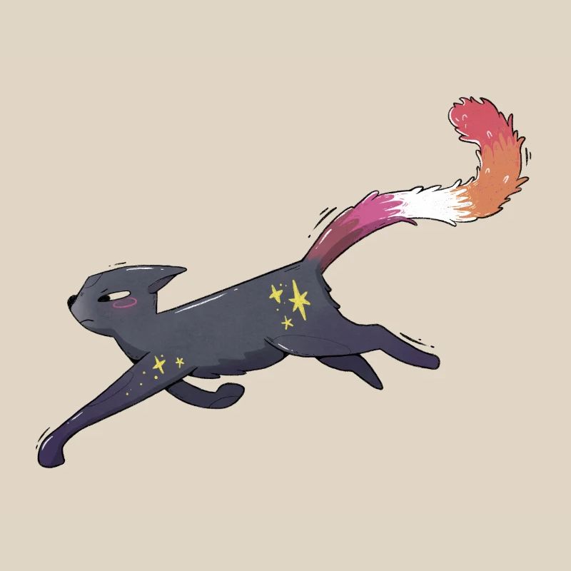 Fierté lesbienne chatte mignonne