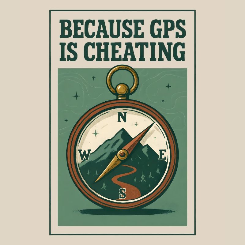 GPS is cheating | Compass Hiking