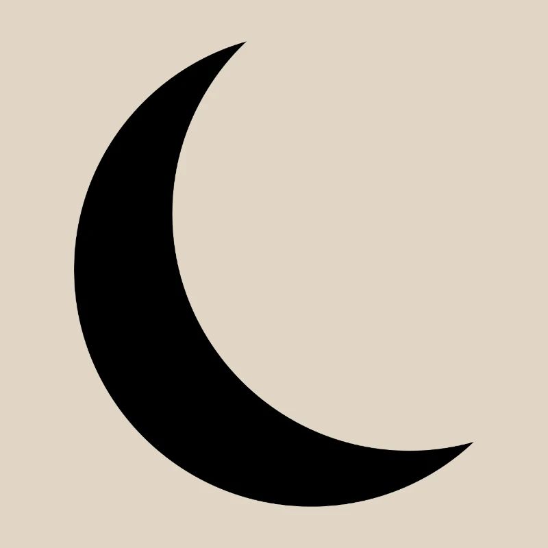 Crescent moon