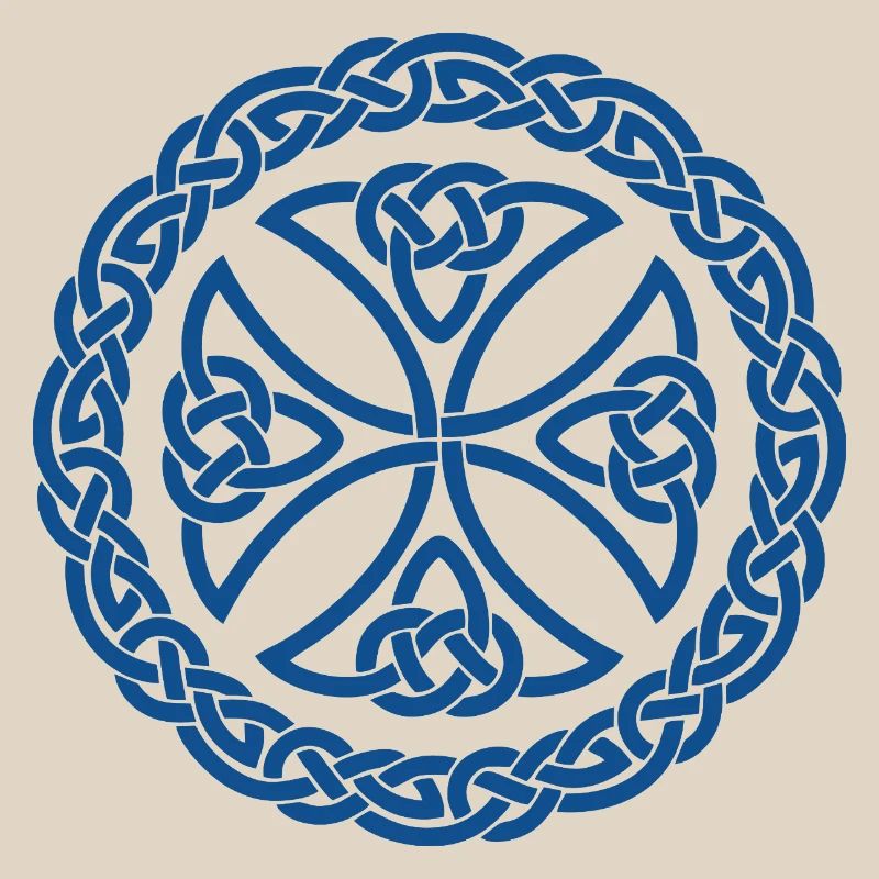 Celtic Knot Circle Emblem