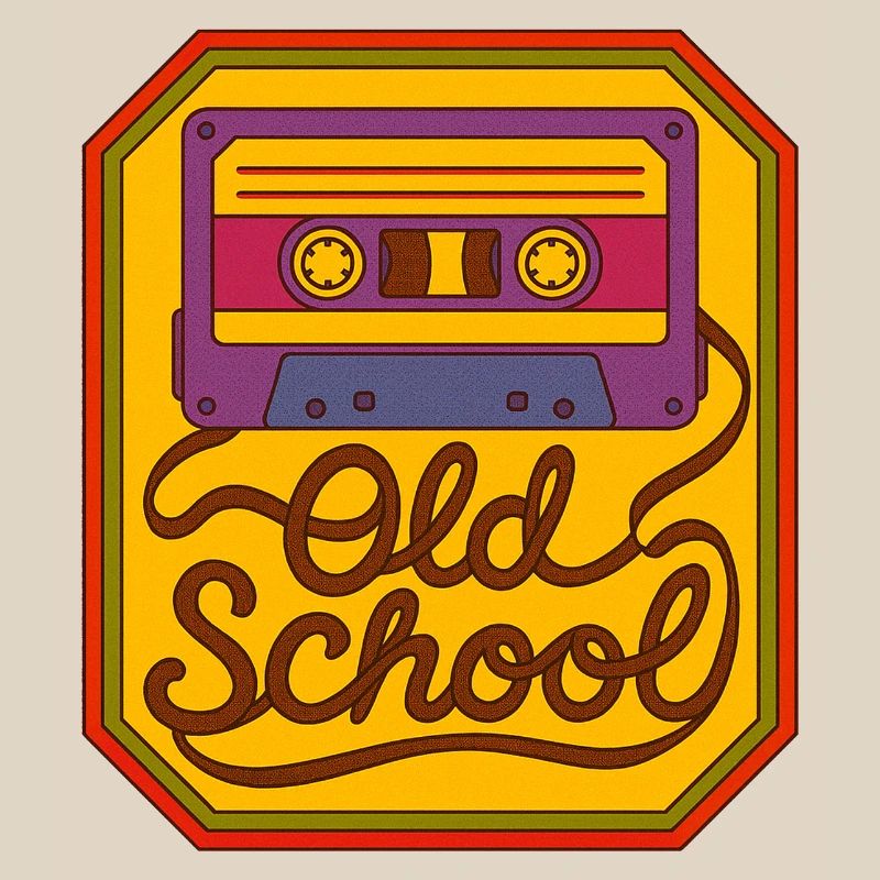 Patch rétro cassette à l’ancienne