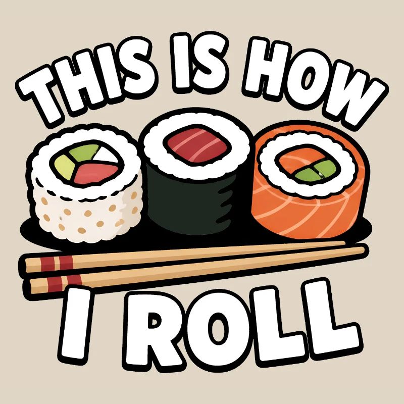 How to roll Japanese sashimi rolls