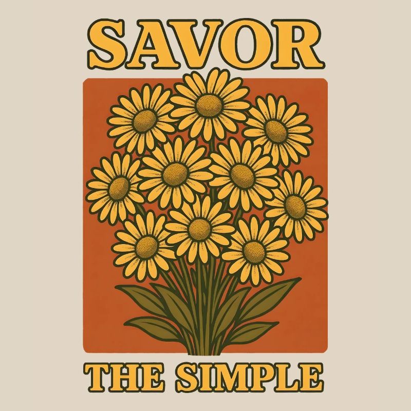 Profite simplement | Les fleurs vivent lentement
