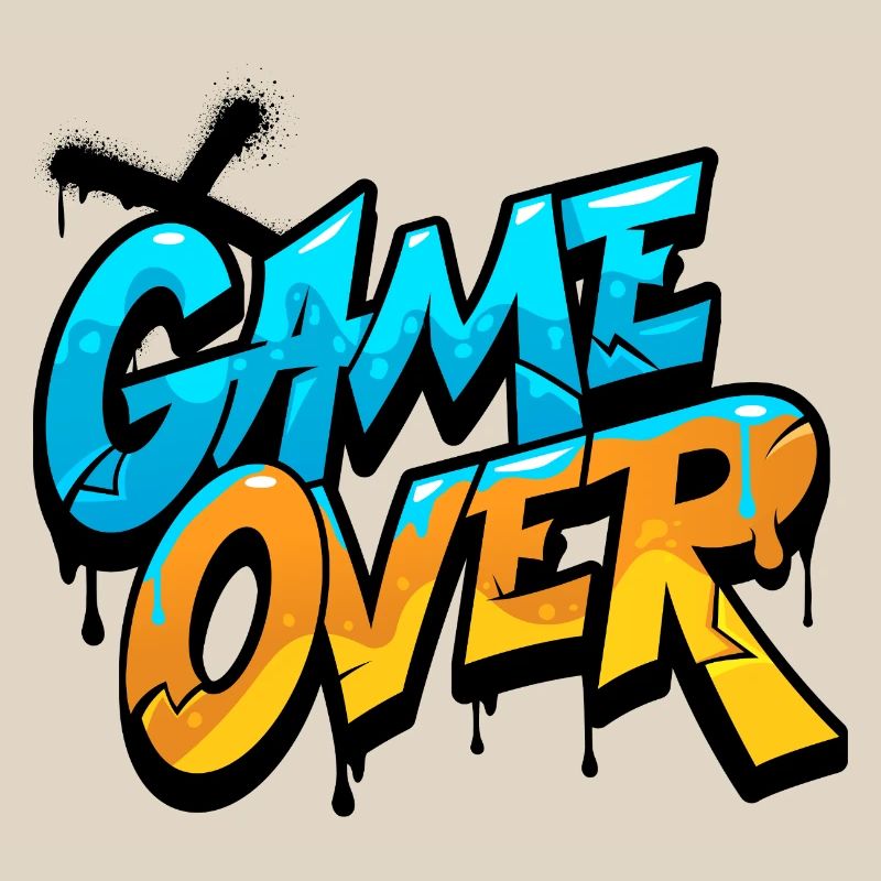 Game Over Graffiti Éclat
