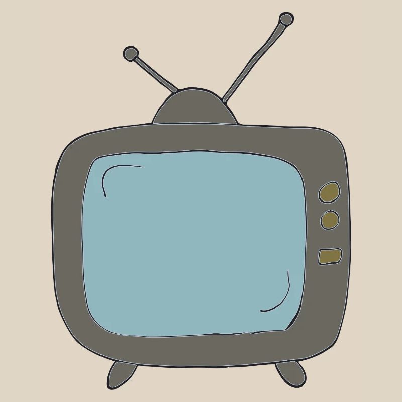 fernseher comicstyle