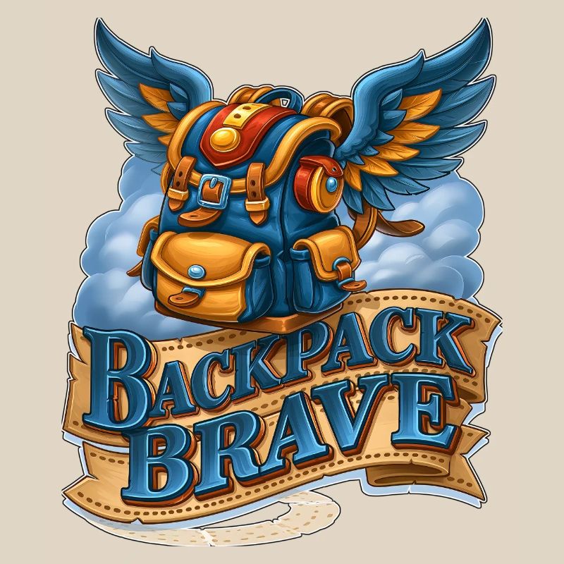 Backpack Brave Magical Flying Winged Bag