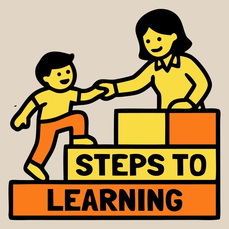 Steps to Learning School Logo