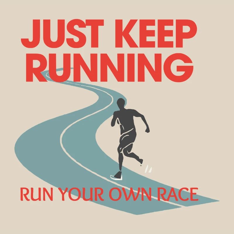 Jogging, Endurance Runner Fitness, continue simplement à courir