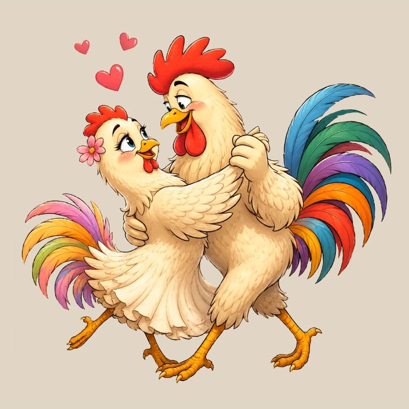 dances with chicken