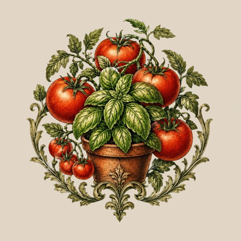 Tomatoes & Basil