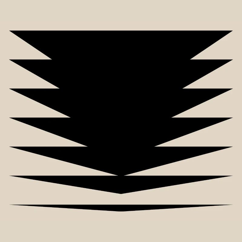 Black triangles design