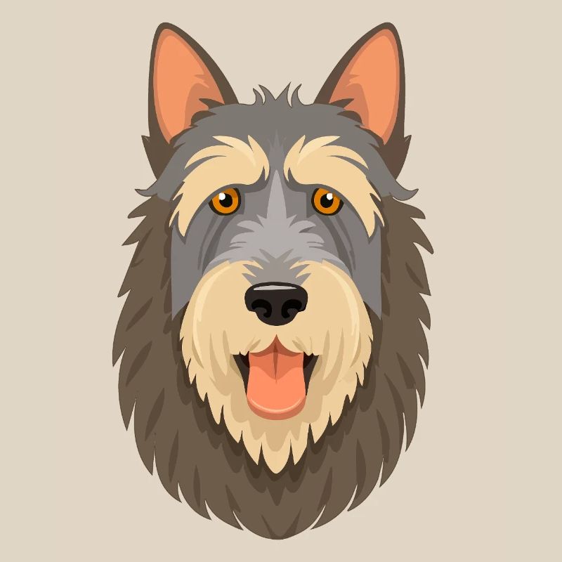 Irish Wolfhound (Comic/Portrait)