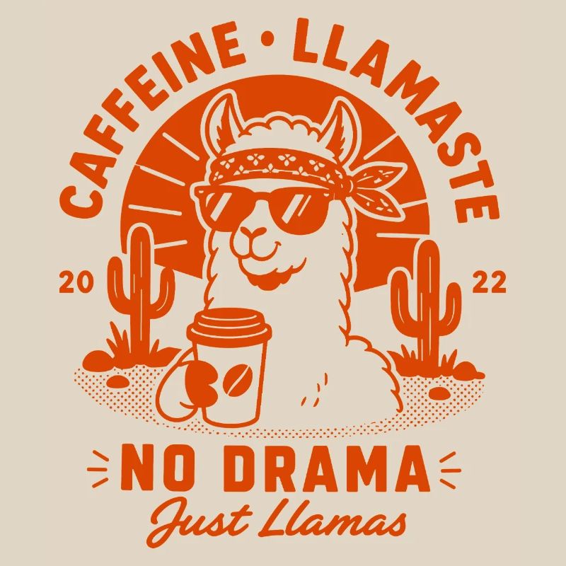 No Prob Llama Chill Spruch