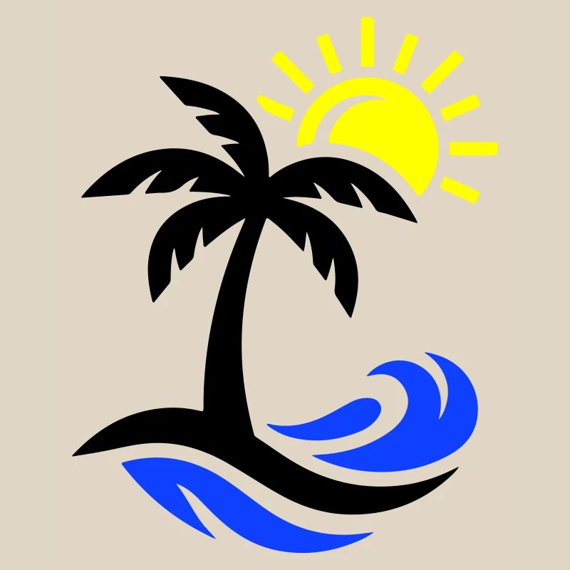 Océan Palm Tree Beach