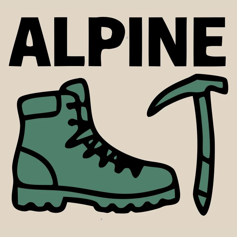 Wanderschuh Eispickel Alpine Bergsteigen Klettern