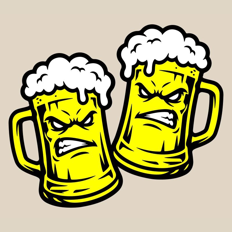 Bier Comic Bierglas